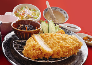 三元豚ロースカツ御膳